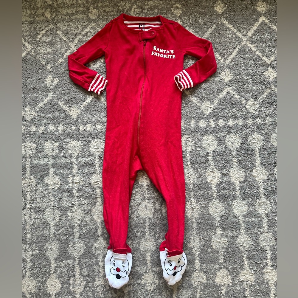 PJ Place Santa’s Favorite Zip Onesie